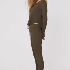 Bobi Cropped Center Seam Thermal