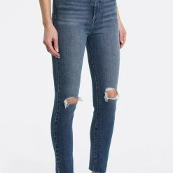 Bottoms Pistola Cara High Rise Vintage Skinny - Surrender