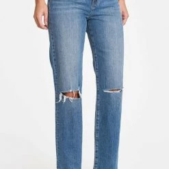 Bottoms Pistola Cassie Super High Rise - Adore Distressed