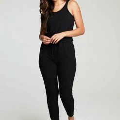 Chaser Cozy Rib Low Back Jumpsuit 15 Chaser Cozy Rib Low Back Jumpsuit