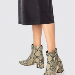 Dolce Vita Bel Bootie In Snake Shoes