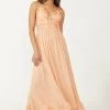 Free People Adella Maxi Dress - Pretty Peach