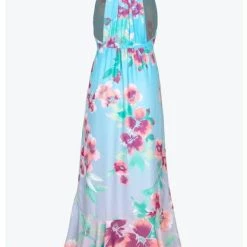 Adelyn Rae Floral Wrap Midi Dress Dresses