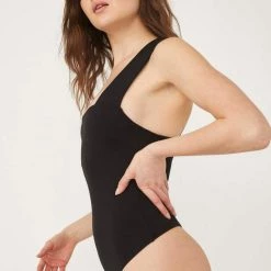 Free People She's So Sleek Bodysuitt Tops