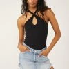 Free People Cross My Heart Duo Bodysuit Tops 2 Free People Cross My Heart Duo Bodysuit Tops