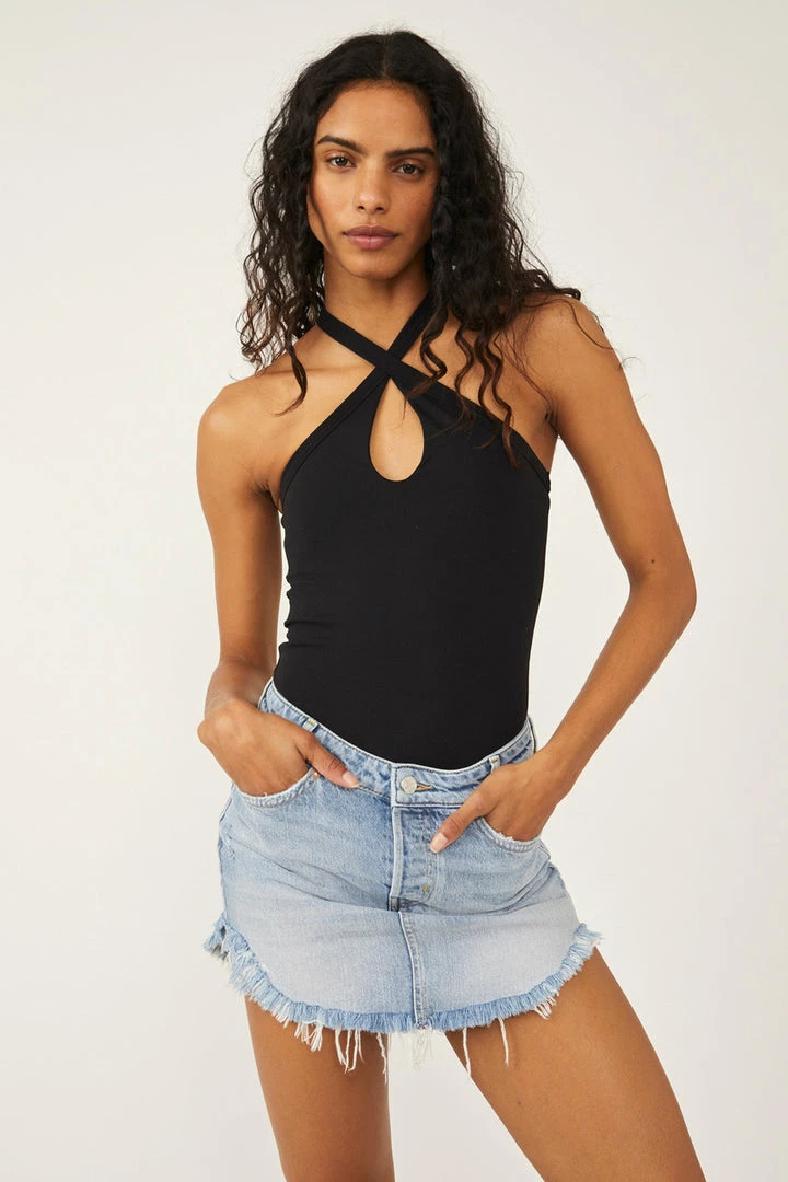 Free People Cross My Heart Duo Bodysuit Tops 3 Free People Cross My Heart Duo Bodysuit Tops