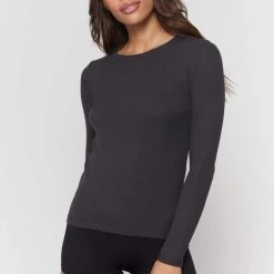 Tops Spiritual Gangster Lounge Rib Long Sleeve