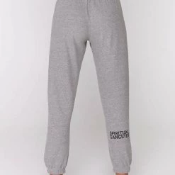 Spiritual Gangster Perfect Sweatpant - Heather Grey Bottoms