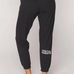 Spiritual Gangster Perfect Sweatpant - Black Bottoms