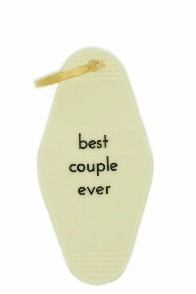 She Said, She Said Key Fob Ivory - Best Couple
