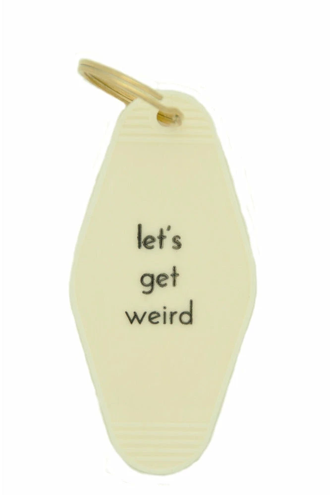 She Said, She Said Key Fob Ivory - Let's Get Weird Gifts