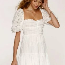 Heartloom Cella Dress - Eggshell