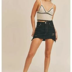 Sage The Label Oh Baby Bustier Crochet Top Tops