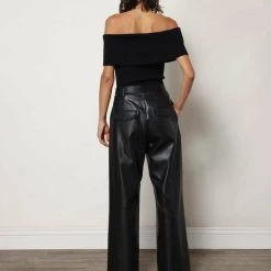 Line + Dot Becca Off The Shoulder Sweater