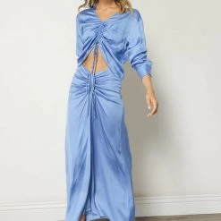 Line + Dot Line & Dot Natasha Ruched Skirt Bottoms