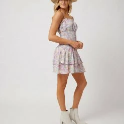 Dresses Rays For Days Majestic Romper - Lilac Bloom