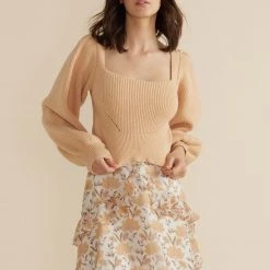 Tops Mink Pink Kalgan Knit Top