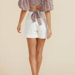 Mink Pink Jedda Crop Blouse