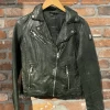 Mauritius Sofia Leather Jacket - Olive