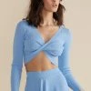 Mink Pink Laur Twist Top - Blue
