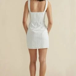 Mink Pink Meda Mini Dress - White Dresses
