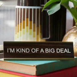 Ten North Gifts I'm Kind Of A Big Deal Name Plate