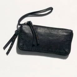 Free People Distressed Leather Wallet