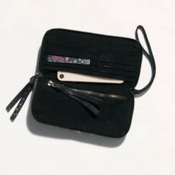 Free People Distressed Leather Wallet