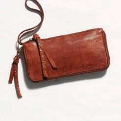 Free People Distressed Leather Wallet