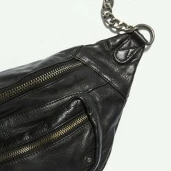 Free People Archer Leather Sling Black