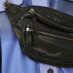 Free People Archer Leather Sling Black