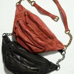 Free People Archer Leather Sling Black