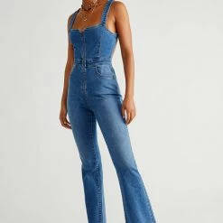 Free People Crvy 2nd Ave Jumpsuit Rompers & Jumpers