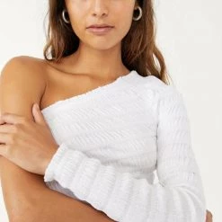 Free People Jasmine One Shoulder Top Tops
