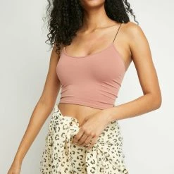 Bras & Bramis Free People Seamless Skinny Strap Crop Cami