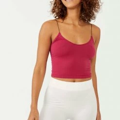 Bras & Bramis Free People Seamless Skinny Strap Crop Cami