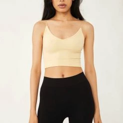 Bras & Bramis Free People Ribbed V Neck Brami