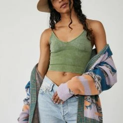 Free People Ribbed V Neck Brami Bras & Bramis