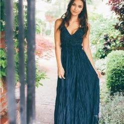 Olivaceous Ethereal Maxi Dress