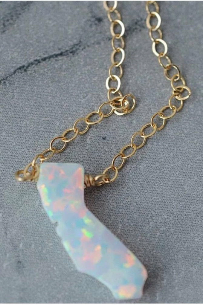 Leslie Francesca Opal California Necklace Jewelry 2 Leslie Francesca Opal California Necklace Jewelry