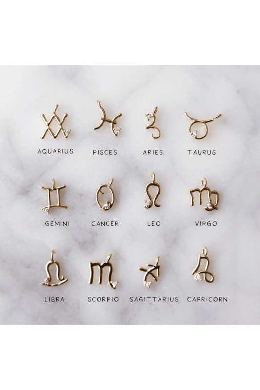 Wander + Lust Jewelry Zodiac Necklace 16" 4 Wander + Lust Jewelry Zodiac Necklace 16"