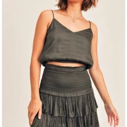 Tops Reset By Jane Crop Bubble Cami