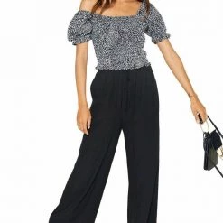 Sage The Label Rocky Wide Leg Pant Bottoms