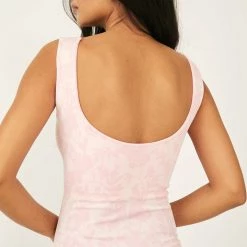 Free People Printed Clean Lines Bodysuit