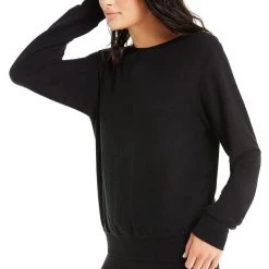 Wildfox Baggy Beach Jumper - Jet Black