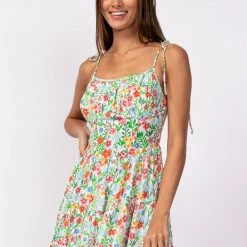 Sky To Moon Tie Strap Dress With Boning