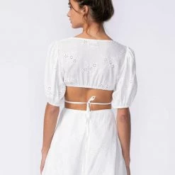 Sky To Moon V Neck Cutout Dress Dresses