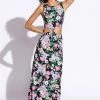 Sky To Moon Knot Front Cutout Dress