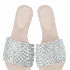 Jeffrey Campbell Sparque Flat In Champagne Combo Shoes