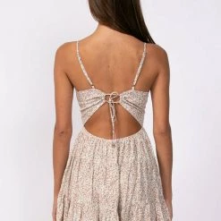 Sky To Moon Open Back Padded Bustier Mini Dress - Main